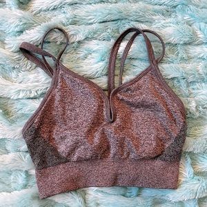 Zella Body Rhythm Sports Bra in Gray